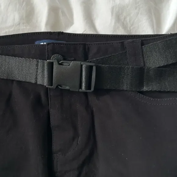 Women’s Black Cargo Skirt Size 7 Festival American Pockets NWOT - Picture 1 of 6